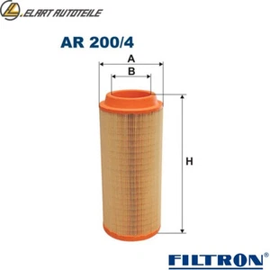 LUFTFILTER AR 200/4 FÜR DEUTZ-FAHR AGROTRON NISSAN ATLEONECO-T FENDT 3.2L 6cyl - Picture 1 of 8