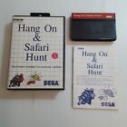 Vintage Hang On & Safari Hunt - Sega Master System - Complet (b3300)