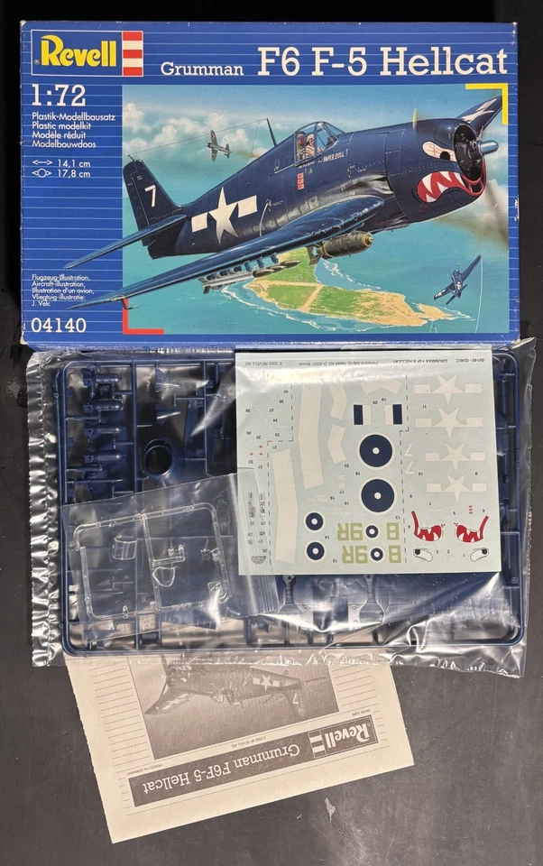 REVELL 04140 - F6 F-5 HELLCAT - 1/72 PLASTIC KIT - Immagine 1 di 1