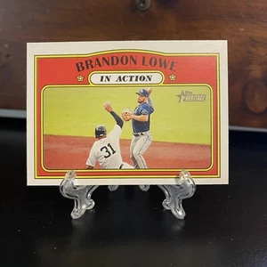 (8) Brandon Lowe 2021 TOPPS HERITAGE IN ACTION CARD LOT #242 TAMPA BAY RAYS - Picture 1 of 2