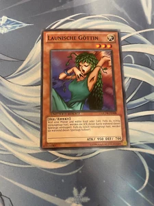 YUGIOH - GODDESS OF WHIM - COMMON - GLD4 - LIMITED - NM - GERMAN - Picture 1 of 1