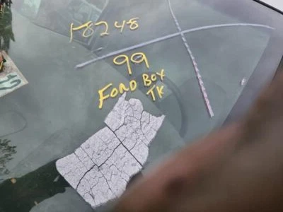 Suporte de porta frontal para motorista tipo passageiro vela compatível com 97-02 Ford E150 Van 311287 - Imagem 1 de 4