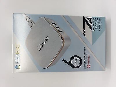 USB QUALCOMM 2.0 Quick World Travel Charger 35W 6-Port 75% Fast Charging Station - Image 1 of 4