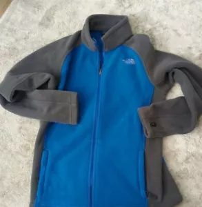 Chaqueta polar The North Face XL (18-20) para niños azul gris atlética al aire libre senderismo - Imagen 1 de 8