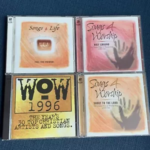 CD 8-pack CCM Christian Gospel Songs 4 Worship (96 Tracks) Amy Grant 4Him Petra - Picture 1 of 18