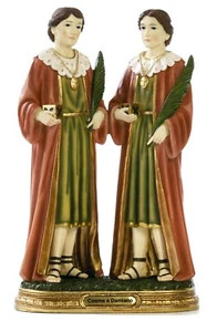 Santi Cosma e Damiano statua in Resina 30.3 cm - Foto 1 di 1
