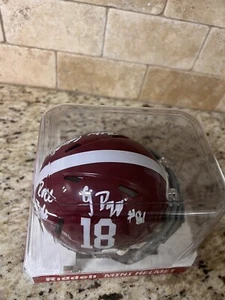 CJ C J Dippre SIGNED Custom Mini Helmet W/Beckett Witness New England Patriots - Picture 1 of 6