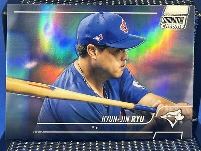 2022 Topps Stadium Club Chrome HYUN JIN RYU Refractor Toronto Blue Jays - Image 1 of 2