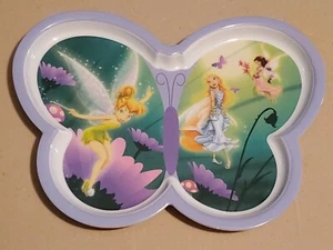 Disney Store Exclusive Rare Tinker Bell & Fairies Dinnerware Plastic Plate - Picture 1 of 3