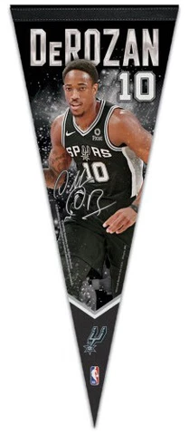 DEMAR DEROZAN San Antonio Spurs NBA Premium Felt Signature Collectors PENNANT Cover