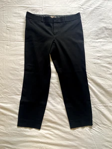 Pantaloni donna Banana Republic neri piatti davanti sloan fit pantaloni Capris 12 - Foto 1 di 9