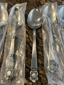 Hanford Forge Flatware Mystique Table Spoon Lot of 5 Stainless Japan Brand New - Picture 1 of 4