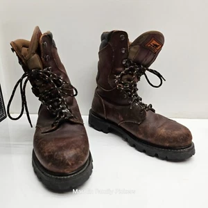 Irish Setter Logger Work Boots Men's 10D Gore-Tex Thinsulate Vibram Sole Used - Picture 1 of 11