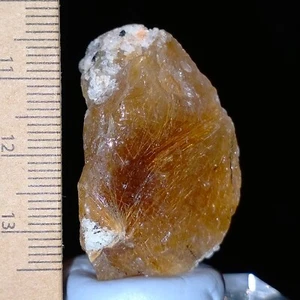 Golden Rutile Quartz needle inclusions rough natural mineral specimen 125ct - Picture 1 of 10