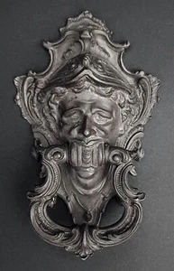 Rarität alte Haustürklingel Bronze antik Türklopfer Gründerzeit Historismus - Bild 1 von 7