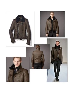 NWT stunning BELSTAFF Quilted Leather BIKER JACKET Size 48 EUR | 38 US | M - Picture 1 of 20