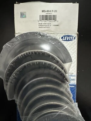 Juego de rodamientos principales del cigüeñal Clevite MS-804P-20 recubierto por PolyDyn Performance Foto 1 de 4