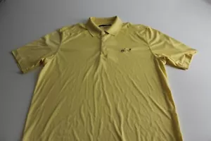 Greg Norman Play Dry Yellow Golf POLO SHIRT XL Extra Large - Picture 1 of 4