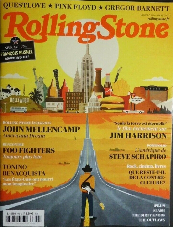 ROLLING STONE, Nr. 140 Marzo 2022. Especial USA. Francés - Imagen 1 de 1