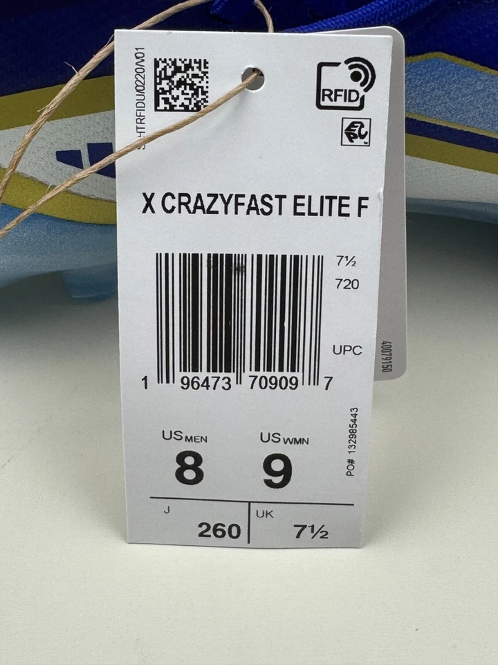 Adidas C Crazy Fast Elite FG Messi Mens Size 8