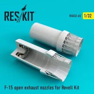 1/32 Reskit RSU32-0065 F-15 open exhaust nozzles for Revell kit - Picture 1 of 1