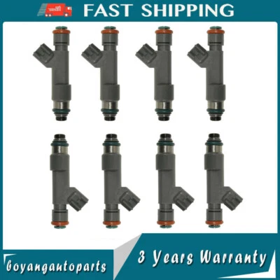 8 новых топливных форсунок для Volvo XC90 2005 2006 2007-2011 S80 2007-2010 V8 4,4 л - Изображение 1 из 4