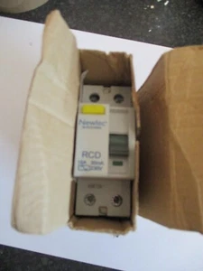 NEW NEWLEC 16 AMP 30 mA NLRCD1630A RCD CIRCUIT BREAKER. - Picture 1 of 2