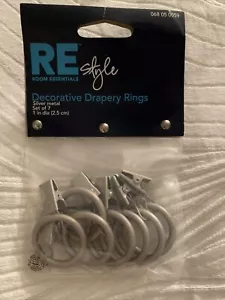 ReStyle Decorative Drapery Rings 7pc - Picture 1 of 3