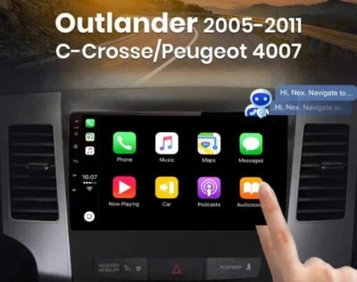 Autoradio C-crosser / Outlander / 4007  2005 - 2011  Android CARPLAY 2GB 32GB - Immagine 1 di 4
