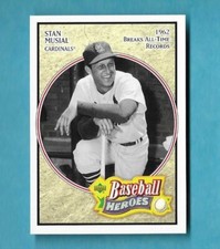 2005 UPPER DECK BASEBALL HEROES CARD 73 STAN MUSIAL  ST. LOUIS CARDINALS HOF