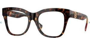 Burberry Eyeglasses Frames B2388 3002 Dark Tortoise Cat Eye Full Rim 52-18-140 - Picture 1 of 18