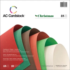 12 x 12 Cardstock 48 Sheets Christmas(3 Piece) - Picture 1 of 1