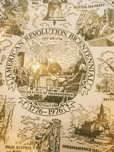 Vintage American Revolution Bicentennial Collectors Plate- 1976 Commemorative - Picture 1 of 3