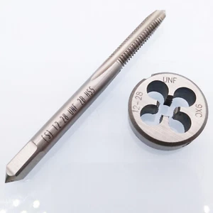 Tap & Die Set HSS 12-28 UNF CNC Thread Pitch Tap & 12-28 UNF Die Right Hand - Picture 1 of 4