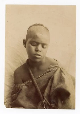 Von Gloeden School of Albumen Carte Postale Photos (3) Nude Elderly North Africa - Image 1 of 4