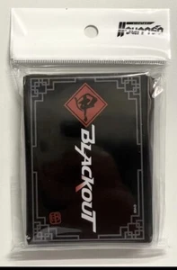 Bushiroad Cardfight Vangaurd OverDress Team Blackout Card Sleeves Black - Picture 1 of 1