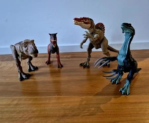 Jurassic World Wild Roar X4 Large Dinosaurs Toy Figures With Sound Bundle - Picture 1 of 17