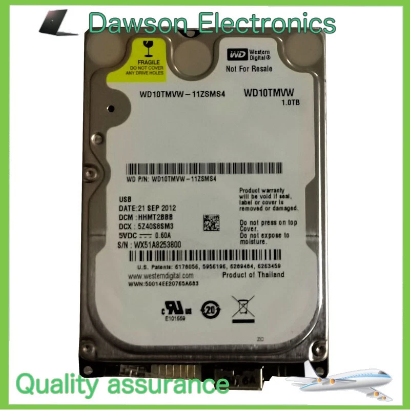 Western Digital WD10TMVW-11ZSMS4 USB 3.0 1TB Portable External HDD Hard Drive - Image 1 of 3