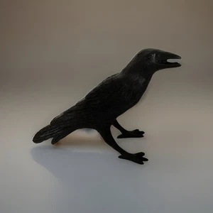 Ravens Rest Figurine Ornament Gothic Crow Black Bird Pagan Wiccan Altar Decor - Picture 1 of 8
