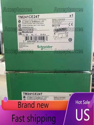 & Genuine TM241CE24T PLC Module In Box  Ship  US Free TAX - Image 1 of 4