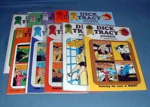 DICK TRACY, (10) VOLUME COMIC BOOK LOT - BLACKTHORNE - 1986/7 - USED CONDITION - Picture 1 of 4