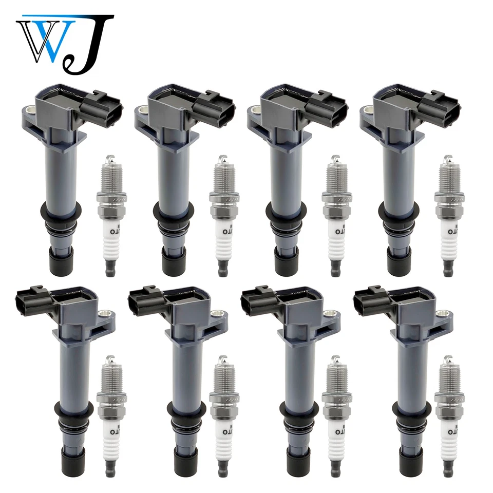 8X Ignition Coil+Iridium Spark Plug Kit For 2004-2007 Dodge Dakota 4.7L V8 - Image 1 of 4