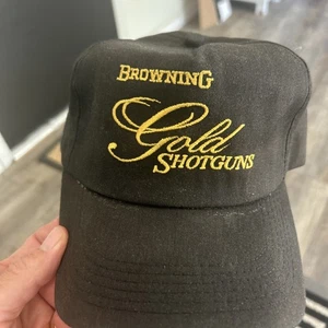 Vintage K Products USA Browning Gold Shotguns SnapBack Cap Hat - Picture 1 of 12