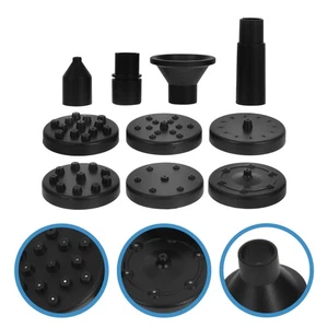 3 Sets Solar Springbrunnen Düsenset Kunststoff Springbrunnen Pumpe Teile für kleine Teiche - Bild 1 von 12