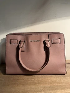Borsa a mano Michael Kors media malva rosa polvere - Foto 1 di 7