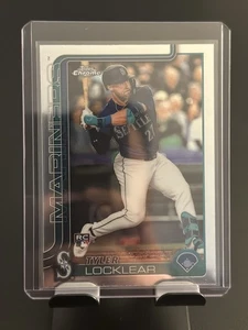 2025 Topps Chrome Tyler Locklear #141 (RC) Seattle Mariners Baseball Card - Picture 1 of 2