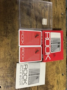 Vintage Rook Kartenspiel von Parker Brothers komplett mit Plastikhülle NOS - Bild 1 von 5