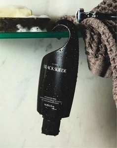 Avon Black Suede Hair & Body Wash 5oz Bergamot Oakmoss Leather Scent Shower Gel - Picture 1 of 3