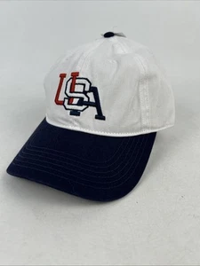 Mighty Fine Adjustable USA Red White and Blue Hat with Embroidery - Picture 1 of 7