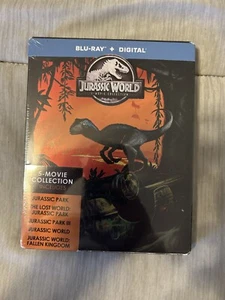 Jurassic World 5-Film Collection Blu-ray Box Set All Movies New - Picture 1 of 2